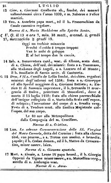 Il Palmaverde almanacco piemontese