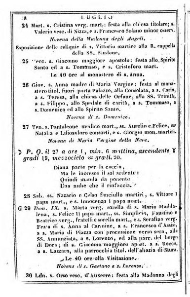 Il Palmaverde almanacco piemontese