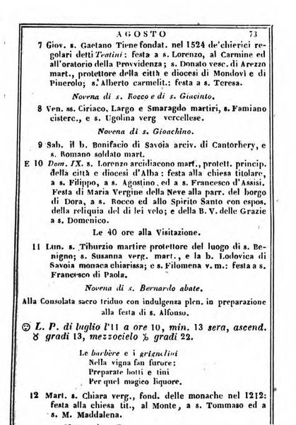 Il Palmaverde almanacco piemontese