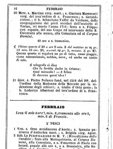 Il Palmaverde almanacco piemontese