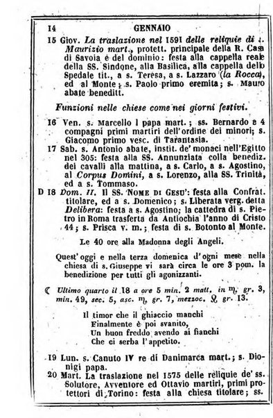 Il Palmaverde almanacco piemontese