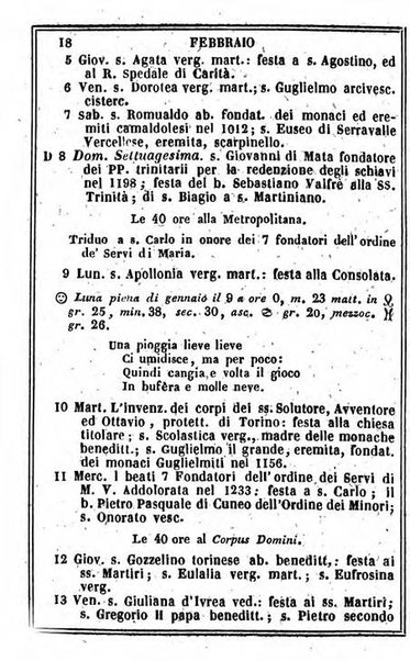 Il Palmaverde almanacco piemontese