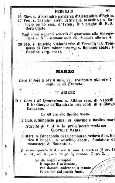 Il Palmaverde almanacco piemontese