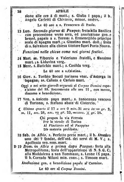 Il Palmaverde almanacco piemontese