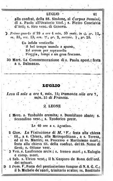 Il Palmaverde almanacco piemontese