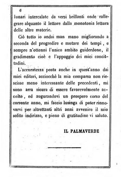 Il Palmaverde almanacco piemontese