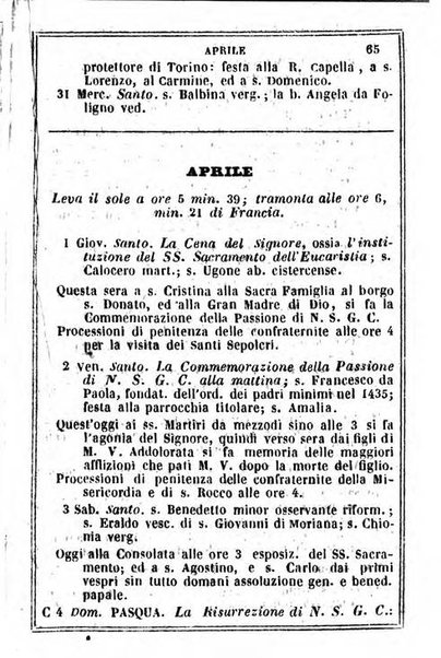 Il Palmaverde almanacco piemontese