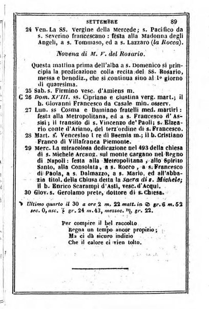 Il Palmaverde almanacco piemontese