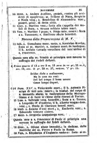 Il Palmaverde almanacco piemontese