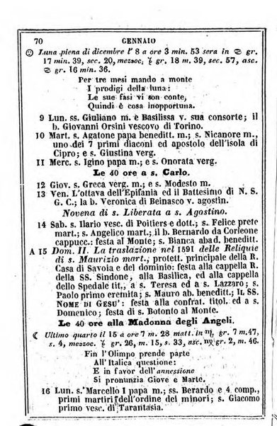 Il Palmaverde almanacco piemontese