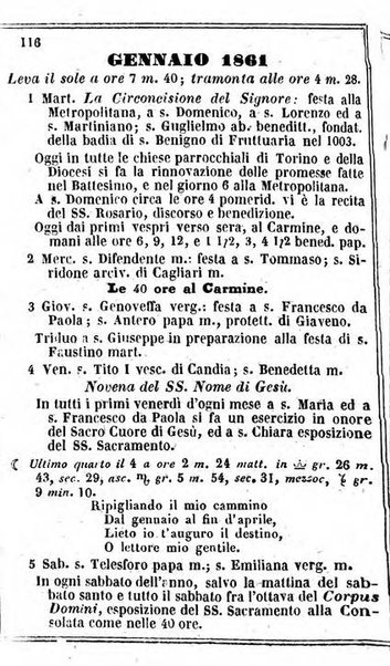 Il Palmaverde almanacco piemontese