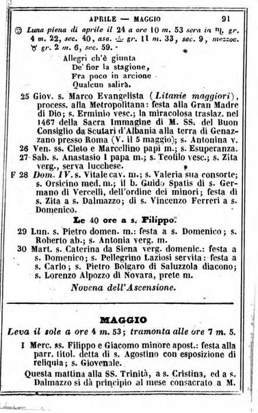 Il Palmaverde almanacco piemontese