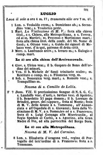 Il Palmaverde almanacco piemontese