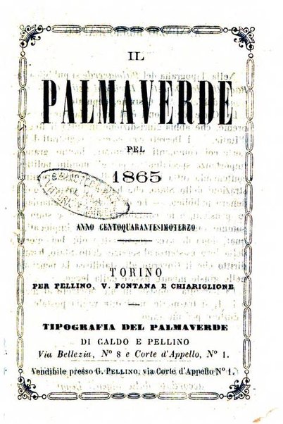 Il Palmaverde almanacco piemontese