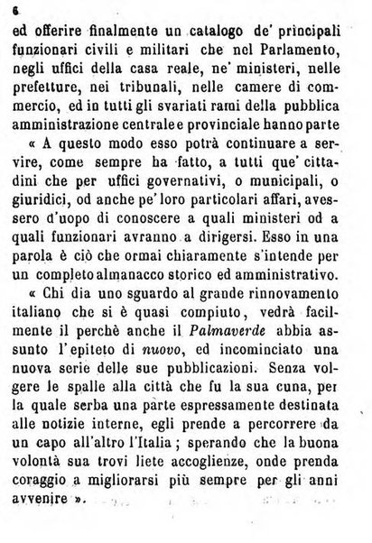 Il Palmaverde almanacco piemontese