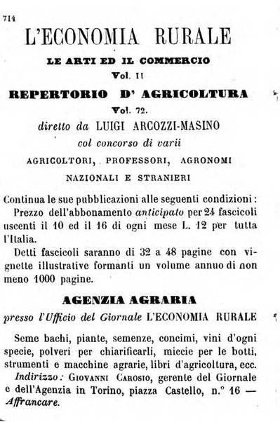 Il Palmaverde almanacco piemontese