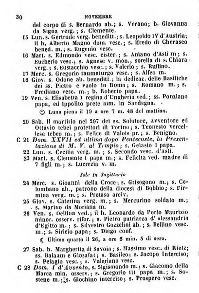 Il Palmaverde almanacco piemontese