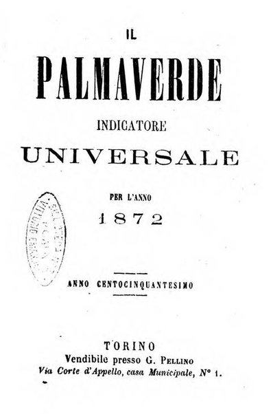 Il Palmaverde almanacco piemontese