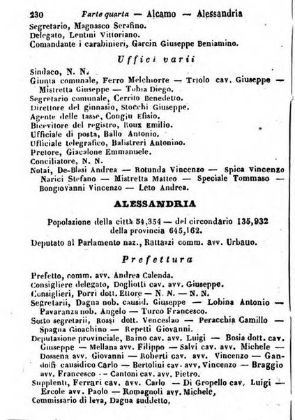 Il Palmaverde almanacco piemontese