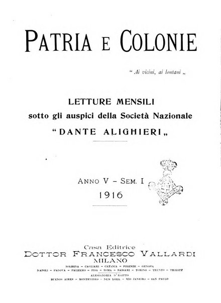 Patria e colonie