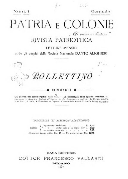 Patria e colonie