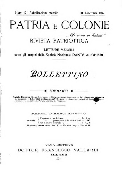 Patria e colonie