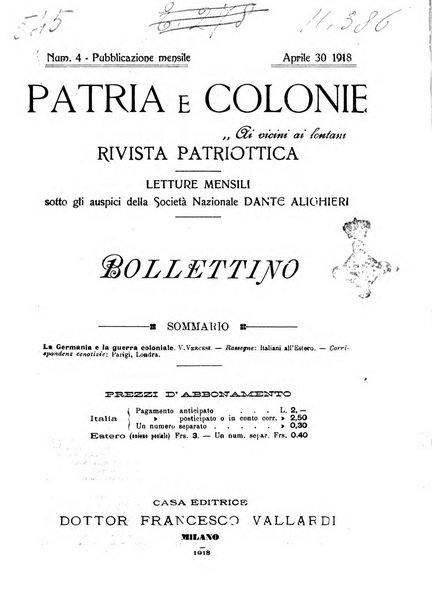 Patria e colonie