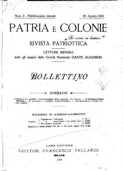 Patria e colonie