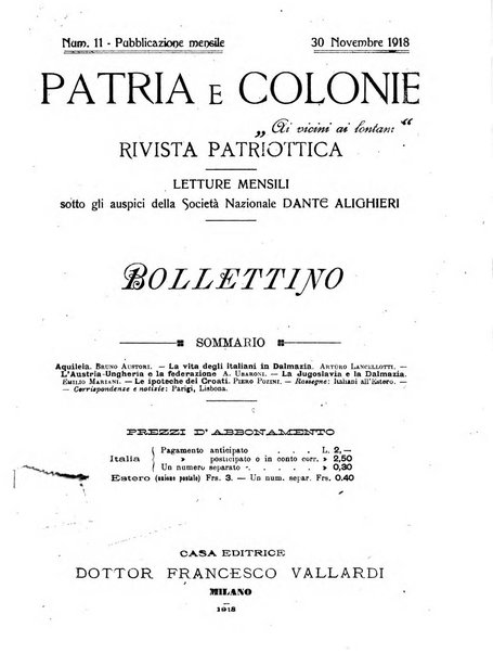 Patria e colonie