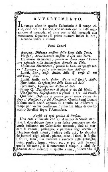 Il patriotto reso militare, ossia Calendario per l'anno ... al meridiano di Torino