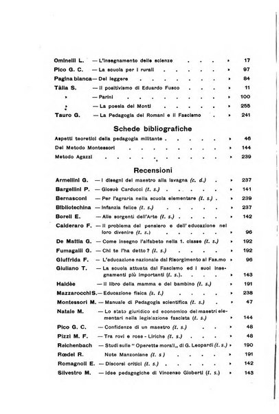 La pedagogia italiana antologia di tecnica scolastica e storia dell'educazione