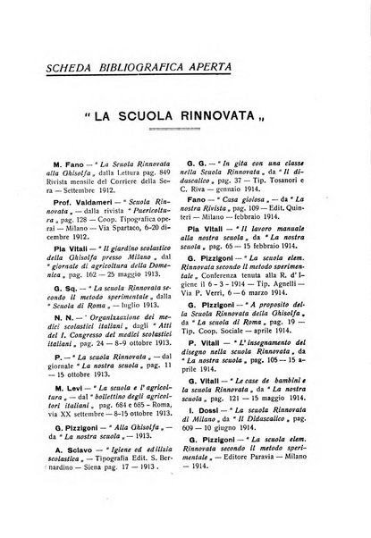 La pedagogia italiana antologia di tecnica scolastica e storia dell'educazione