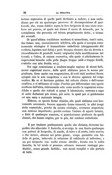 La pediatria periodico mensile indirizzato al progresso degli studi sulle malattie dei bambini