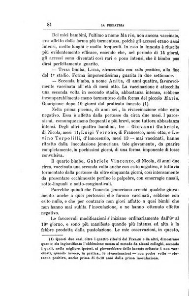 La pediatria periodico mensile indirizzato al progresso degli studi sulle malattie dei bambini