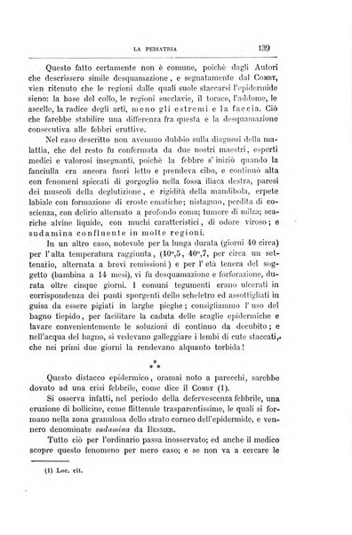 La pediatria periodico mensile indirizzato al progresso degli studi sulle malattie dei bambini