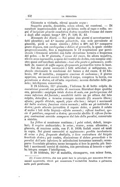 La pediatria periodico mensile indirizzato al progresso degli studi sulle malattie dei bambini