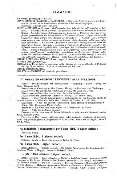 La pediatria periodico mensile indirizzato al progresso degli studi sulle malattie dei bambini