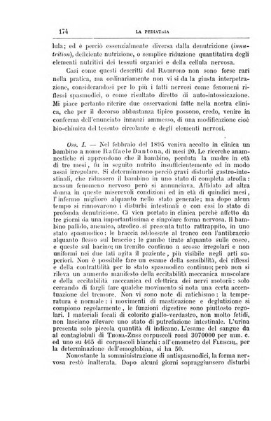 La pediatria periodico mensile indirizzato al progresso degli studi sulle malattie dei bambini