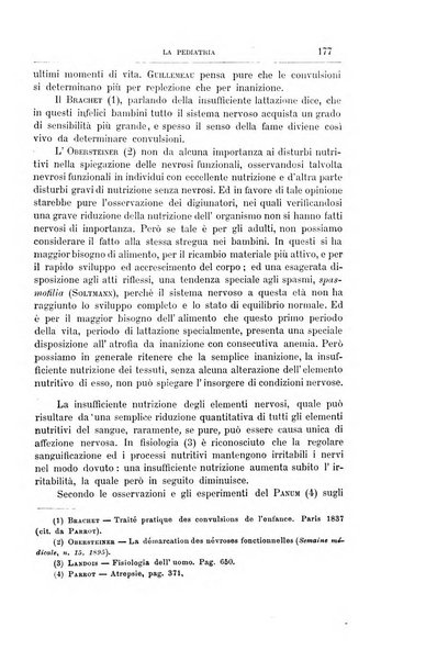 La pediatria periodico mensile indirizzato al progresso degli studi sulle malattie dei bambini