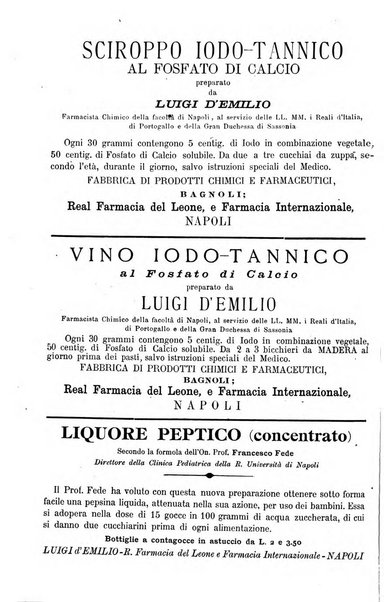 La pediatria periodico mensile indirizzato al progresso degli studi sulle malattie dei bambini