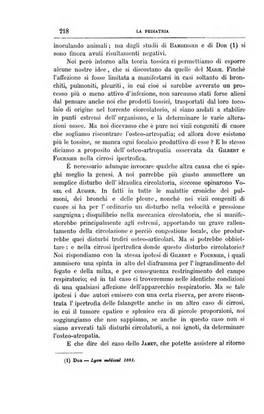 La pediatria periodico mensile indirizzato al progresso degli studi sulle malattie dei bambini