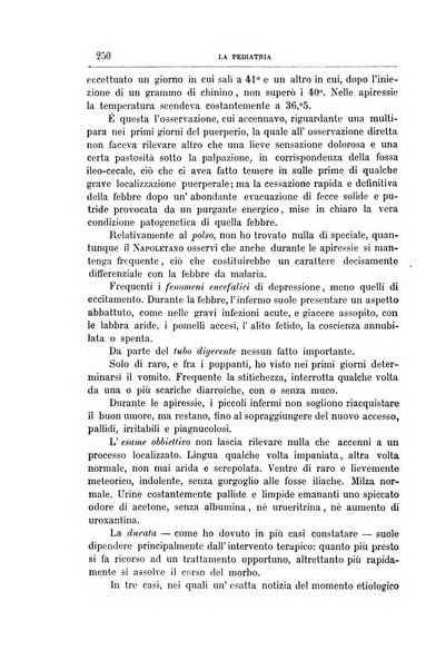 La pediatria periodico mensile indirizzato al progresso degli studi sulle malattie dei bambini