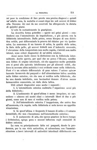 La pediatria periodico mensile indirizzato al progresso degli studi sulle malattie dei bambini