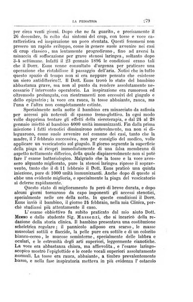 La pediatria periodico mensile indirizzato al progresso degli studi sulle malattie dei bambini