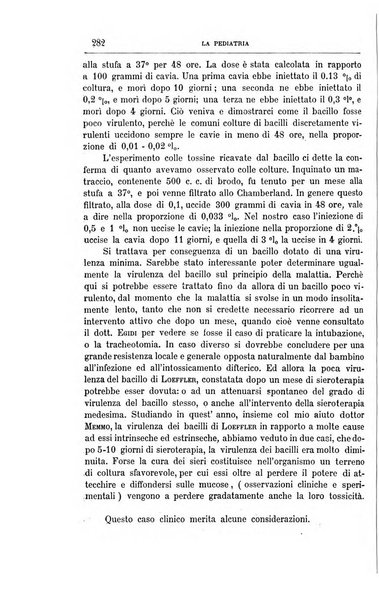 La pediatria periodico mensile indirizzato al progresso degli studi sulle malattie dei bambini