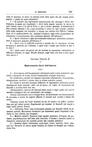 La pediatria periodico mensile indirizzato al progresso degli studi sulle malattie dei bambini