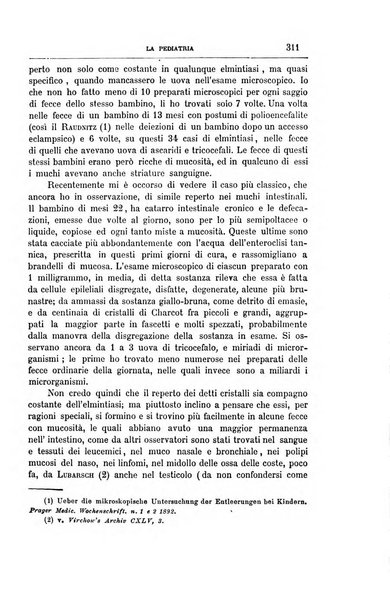 La pediatria periodico mensile indirizzato al progresso degli studi sulle malattie dei bambini