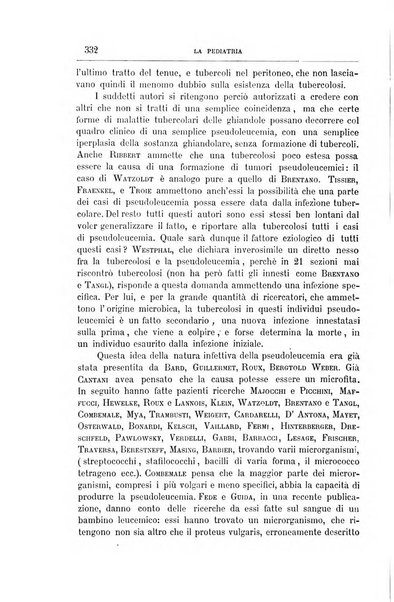 La pediatria periodico mensile indirizzato al progresso degli studi sulle malattie dei bambini