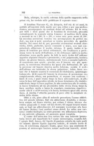 La pediatria periodico mensile indirizzato al progresso degli studi sulle malattie dei bambini