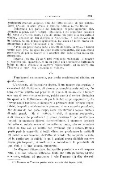 La pediatria periodico mensile indirizzato al progresso degli studi sulle malattie dei bambini